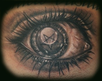 Tattoos - Evil Eye Tattoo - 34434